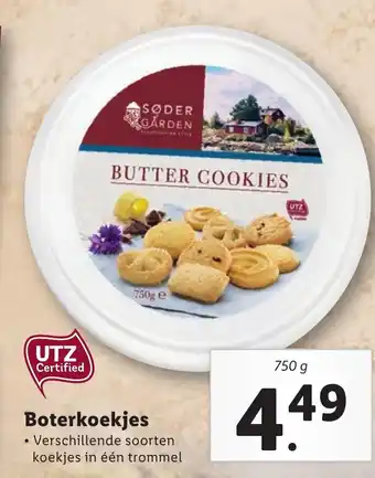 Lidl Soder Garden Boterkoekjes 750g aanbieding