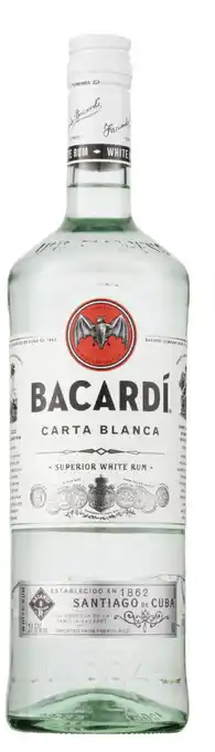 Makro Bacardi Carta Blanca 1 liter aanbieding