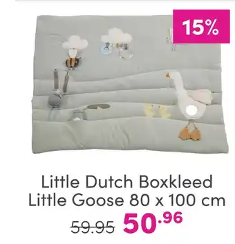 Baby & Tiener Little dutch boxkleed little goose 80 x 100 cm aanbieding