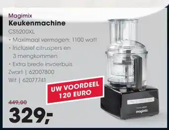 HANOS Magimix keukenmachine cs5200xl aanbieding