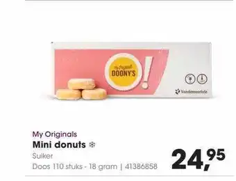 HANOS My originals mini donuts aanbieding