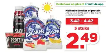 PLUS Melkunie Breaker of Protein aanbieding