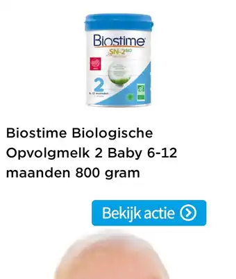 Plein.nl Biostime Biologische Opvolgmelk 2 aanbieding