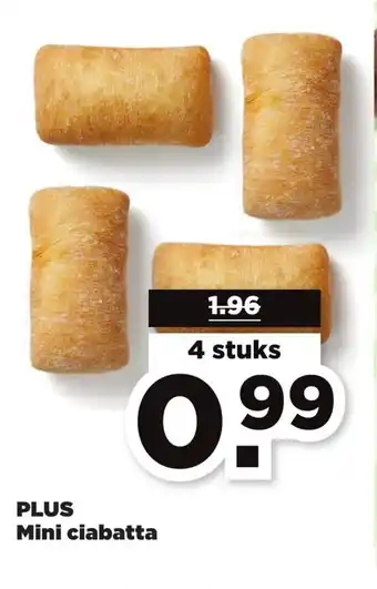 PLUS Mini Ciabatta aanbieding