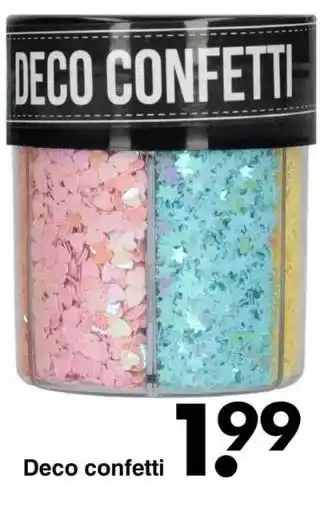 Wibra Deco confetti aanbieding