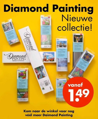 Wibra Diamond painting aanbieding