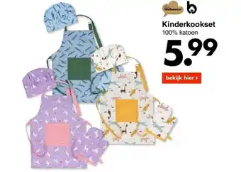 Wibra Kinderkookset 100% katoen aanbieding