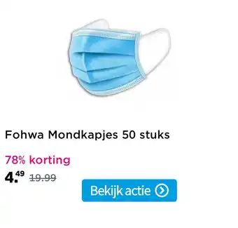 Plein.nl Fohwa Mondkapjes 50 stuks aanbieding