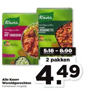 PLUS Alle Knorr Wereldgerechten aanbieding