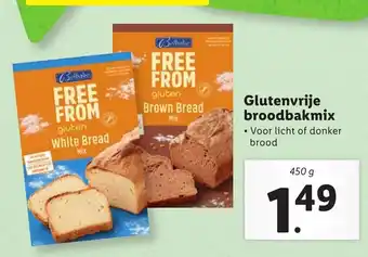 Lidl Belbake Glutenvrije broodbakmix 450g aanbieding