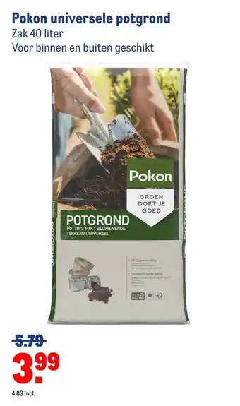 Makro Pokon universele potgrond aanbieding