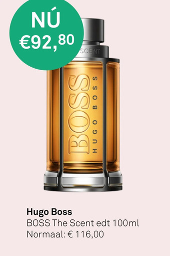 Mooi parfumerie Hugo boss aanbieding