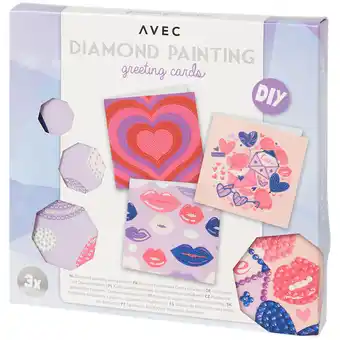 Action Diamond painting wenskaarten aanbieding