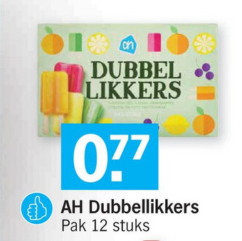 Albert Heijn AH Dubbellikkers aanbieding