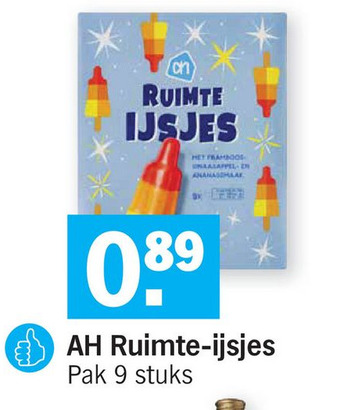 Albert Heijn AH Ruimte-ijsjes aanbieding