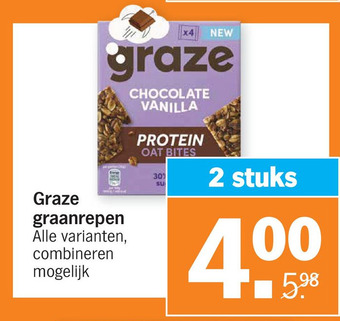 Albert Heijn Graze graanrepen aanbieding