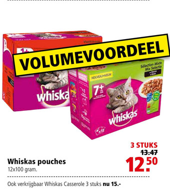 Welkoop Whiskas Junior Classic Maaltijdzakjes Classic - Kattenvoer aanbieding