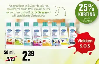 De Online Drogist Dr. Beckmann 50 ml aanbieding