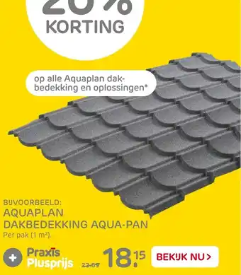 Praxis Aquaplan dakbedekking aqua-pan aanbieding