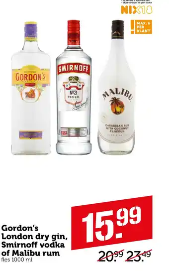 Coop Gordon's 100 ml aanbieding