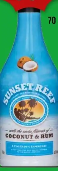 Dirck 3 Sunset reef coconut & rum 70 cl aanbieding