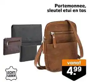 Trekpleister Portemonnee, sleutel etui en tas aanbieding