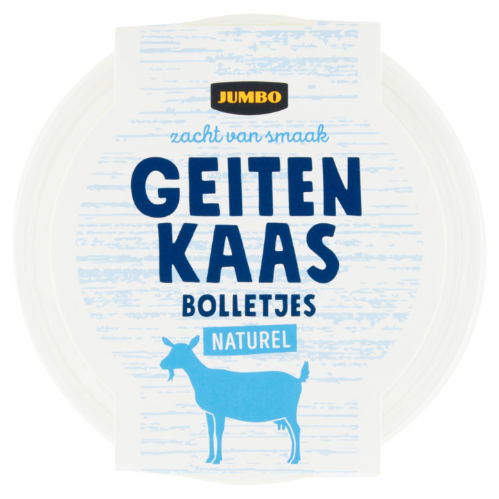 Jumbo geitenkaas bolletjes naturel 100g aanbieding bij Jumbo