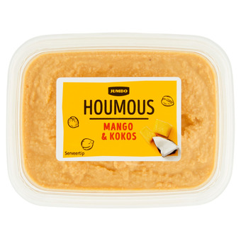 Jumbo Jumbo houmous mango & kokos 200g aanbieding
