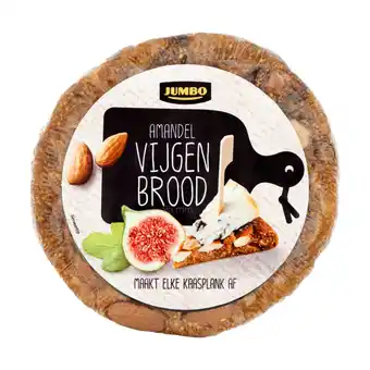 Jumbo Jumbo amandel vijgen brood 200g aanbieding