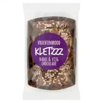 Jumbo Kletzzz vruchtenbrood dadel & vijg chocolade 100g aanbieding