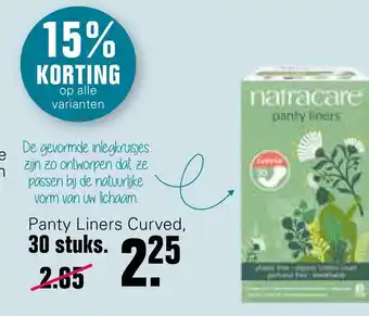 De Online Drogist Panty liners curved aanbieding