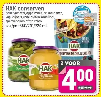 Dagwinkel Hak conserven aanbieding