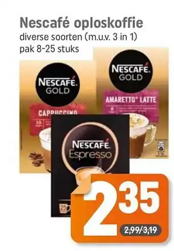 Lekker Makkelijk Nescafé oploskoffie aanbieding