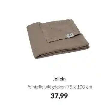 Babypark Jollein pointelle wiegdeken aanbieding