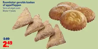 Makro Roomboter gevulde koeken of appelflappen aanbieding