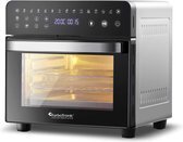 Bol.com Turbotronic afo14 airfryer xxl en oven met draaispit - 14 liter - zwart aanbieding