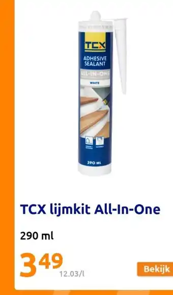 Action TCX lijmkit All-In-One 290 ml aanbieding