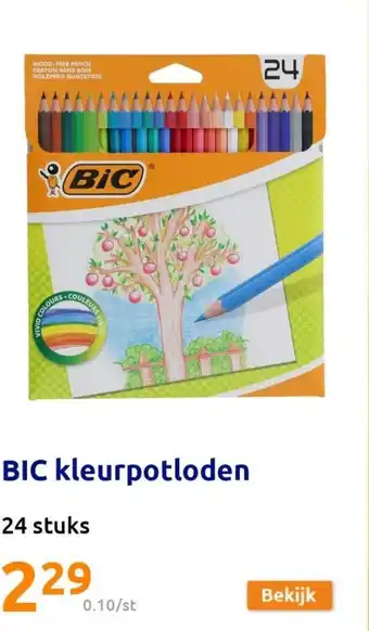 Action BIC kleurpotloden 24 stuks aanbieding