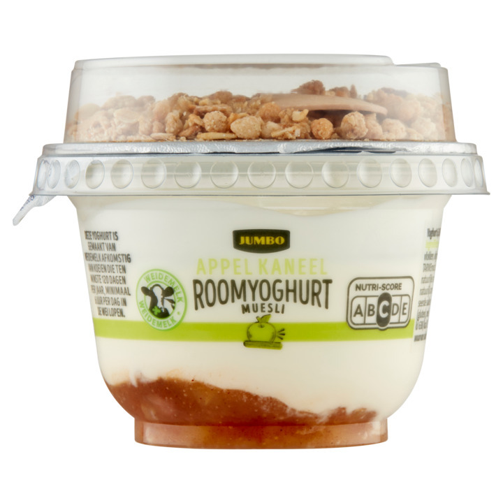 Jumbo yoghurt appelkaneel met muesli 170g aanbieding bij Jumbo
