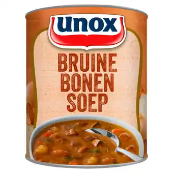 Jumbo Unox soep in blik stevige bruine bonensoep 800ml aanbieding