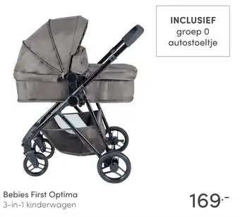 Baby & Tiener Bebies first optima 3-in-1 kinderwagen aanbieding