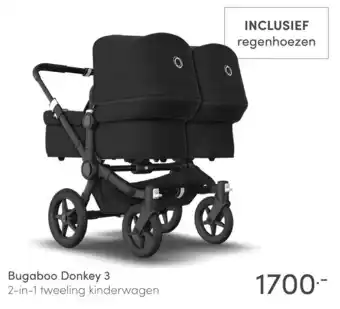 Baby & Tiener Bugaboo donkey 3 2-in-1 tweeling kinderwagen aanbieding