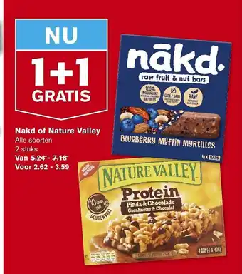 Hoogvliet Nakd of nature valley aanbieding