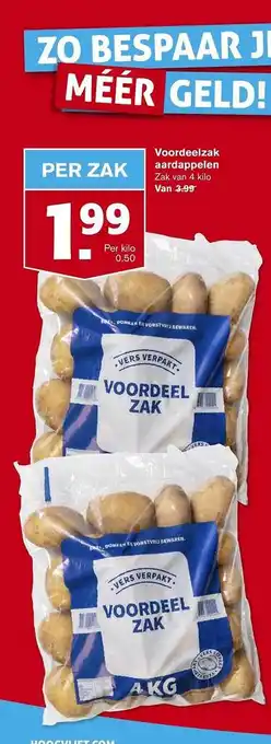 Hoogvliet Voordeelzak aardappelen aanbieding