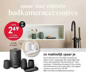 Etos Badkameraccessoires aanbieding