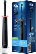 Bol.com Oral-b pro 3 3000 - zwart - elektrische tandenborstel - ontworpen door braun - black edition aanbieding