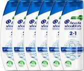Bol.com Head & shoulders classic 2in1 - anti-roos shampoo & conditioner - tot 100% roosvrij - voordeelverpakking 6 x 270 ml aanbieding