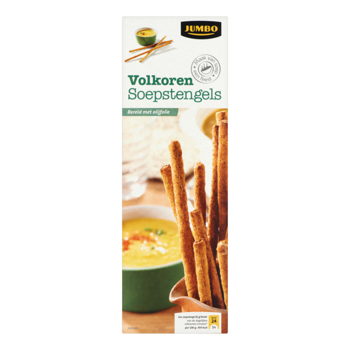 Jumbo soepstengels volkoren 125g aanbieding bij Jumbo