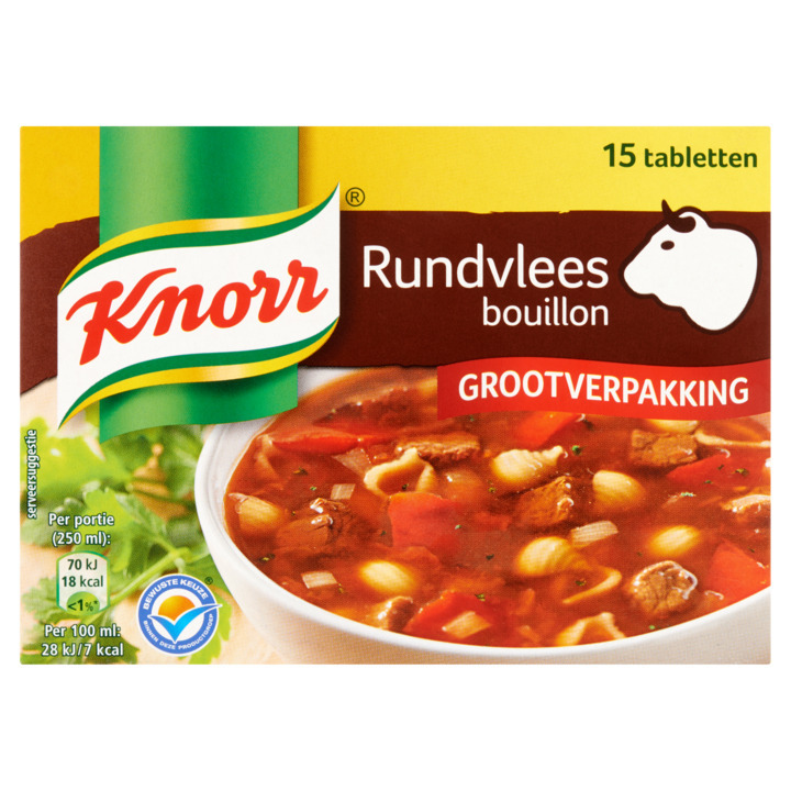 Knorr rundvlees bouillon 15 x 10g aanbieding bij Jumbo