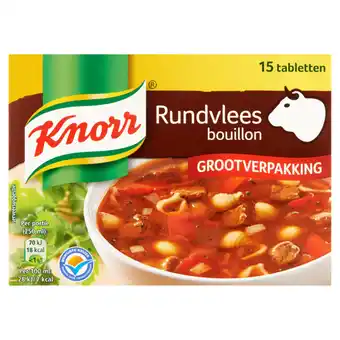 Jumbo Knorr rundvlees bouillon 15 x 10g aanbieding